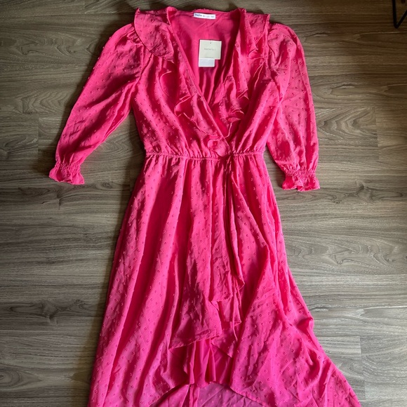 Fraiche by J Dresses & Skirts - Fraiche by J wrap Ruffle Dress